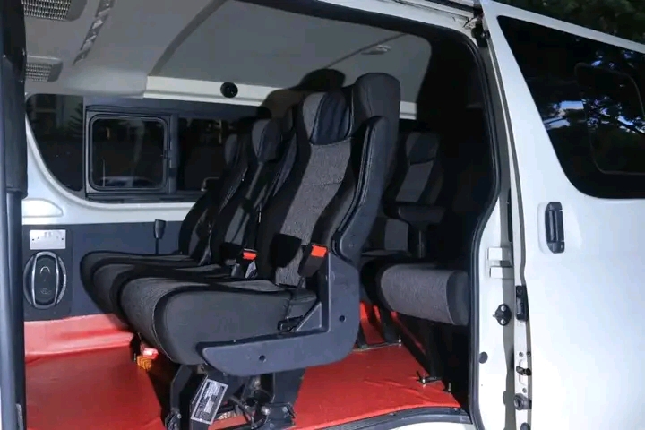 10-Seater Van back view - Cheapest 10-seater van rental in Eldoret