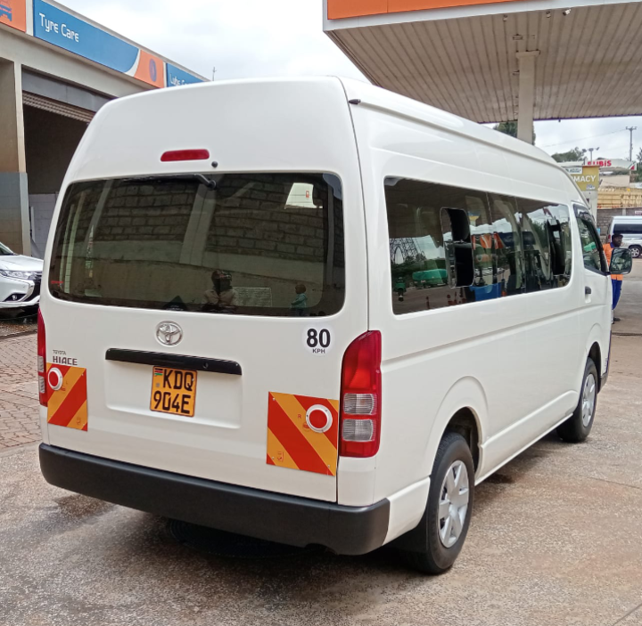 Rent a spacious 15-Seater Van in Eldoret