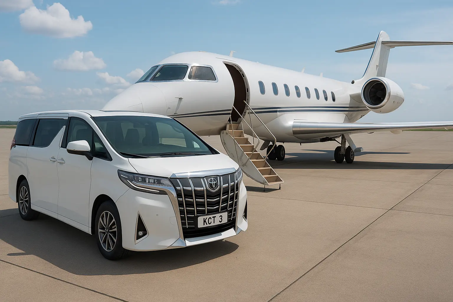 Toyota Alphard luxury car hire Eldoret for airport transfer