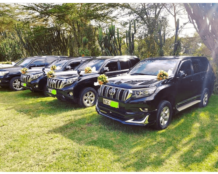 Toyota Prado TX hire for weddings and events