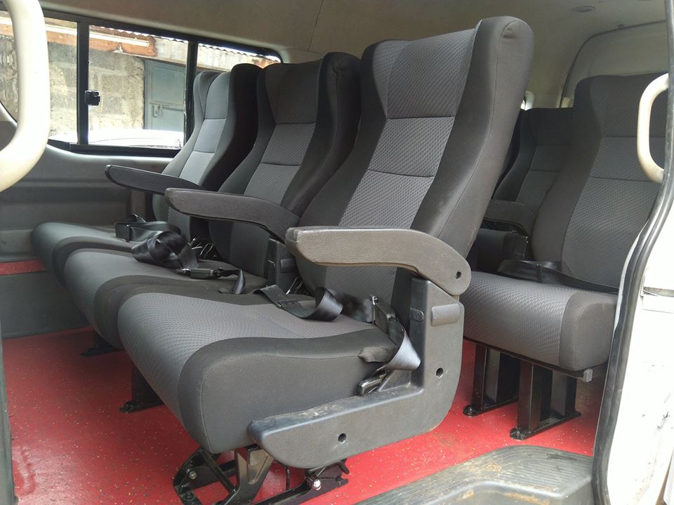 Spacious and reliable 14-Seater Van available for hire in Eldoret