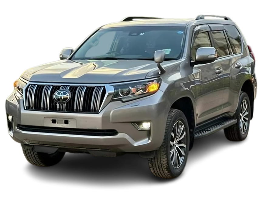 Toyota Prado TX for hire at Eldoret Airport – Luxury SUV with comfort, off-road capability, and airport pickup service