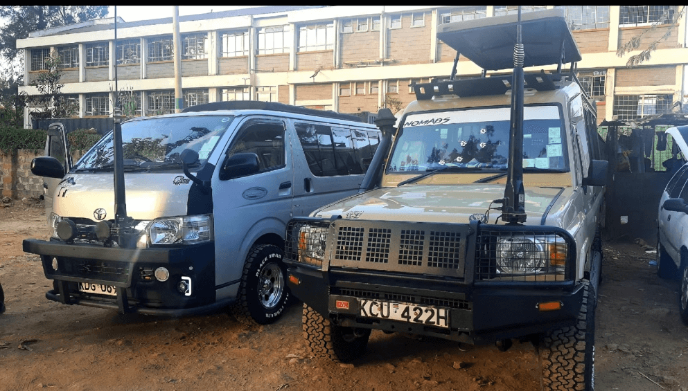 Tourist Vehicles for Hire in Eldoret, Kisumu, Kitale, and Bungoma