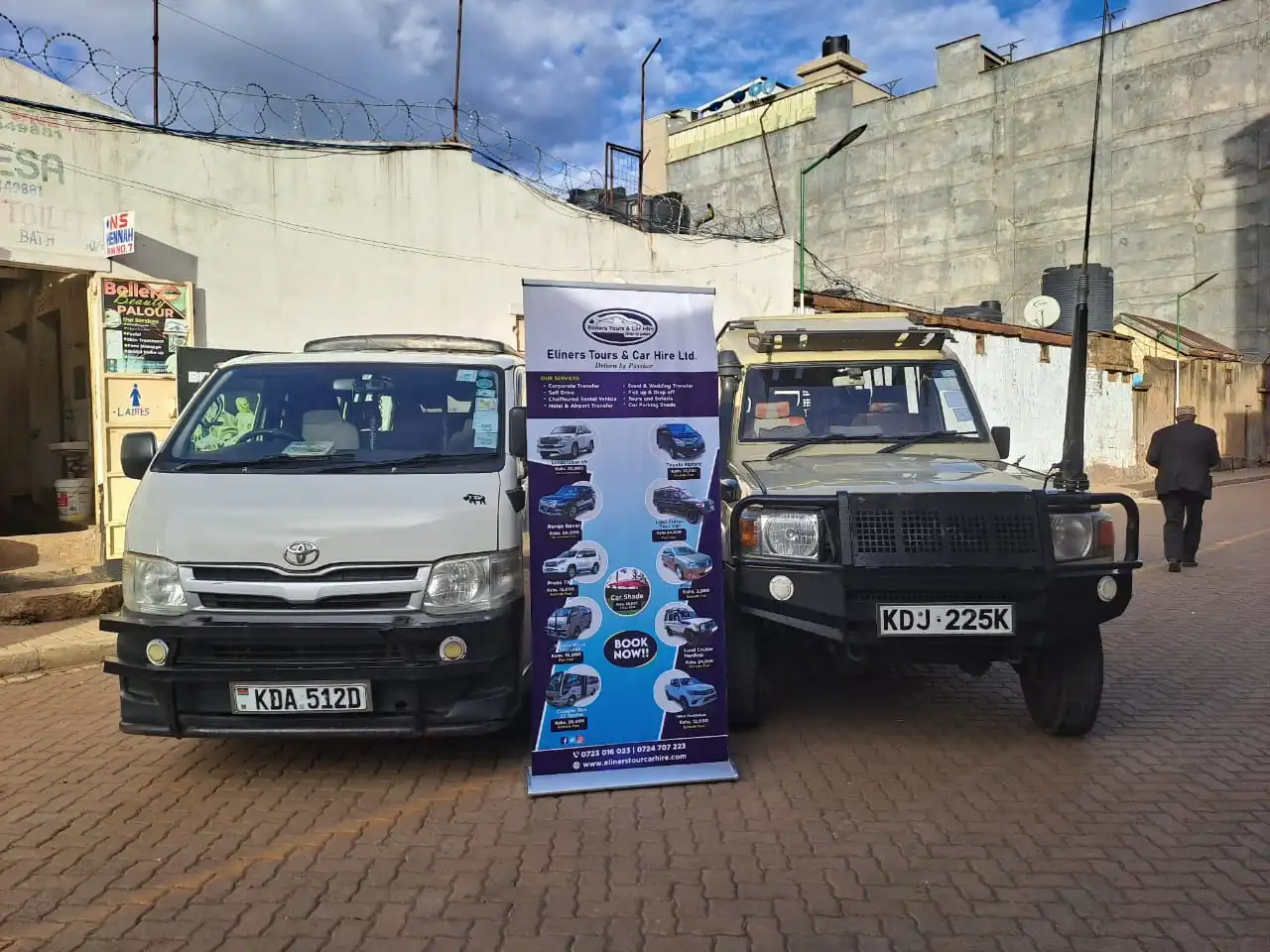 Tourist vehicles for hire in Eldoret for game drives and private trips