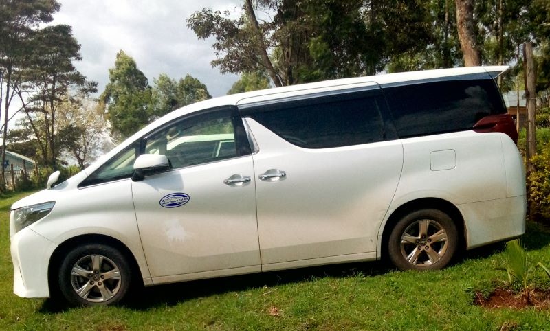 Rent Toyota Alphard in Eldoret for comfortable and luxury travel | Eliners Tours & Car Hire